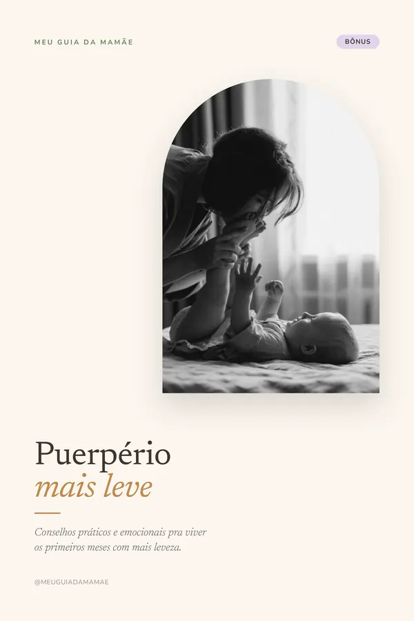 Capa do bônus Conselhos para o puerpério